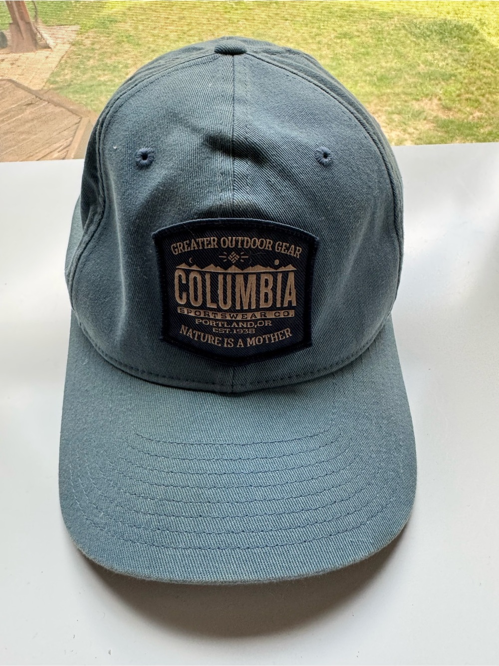 Columbia Greater Outdoor Gear Unisex Baseball Cap Size L/Xl Blue